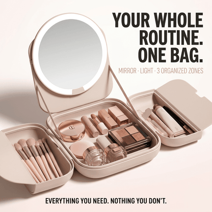 Kelva Lighted Beauty Case